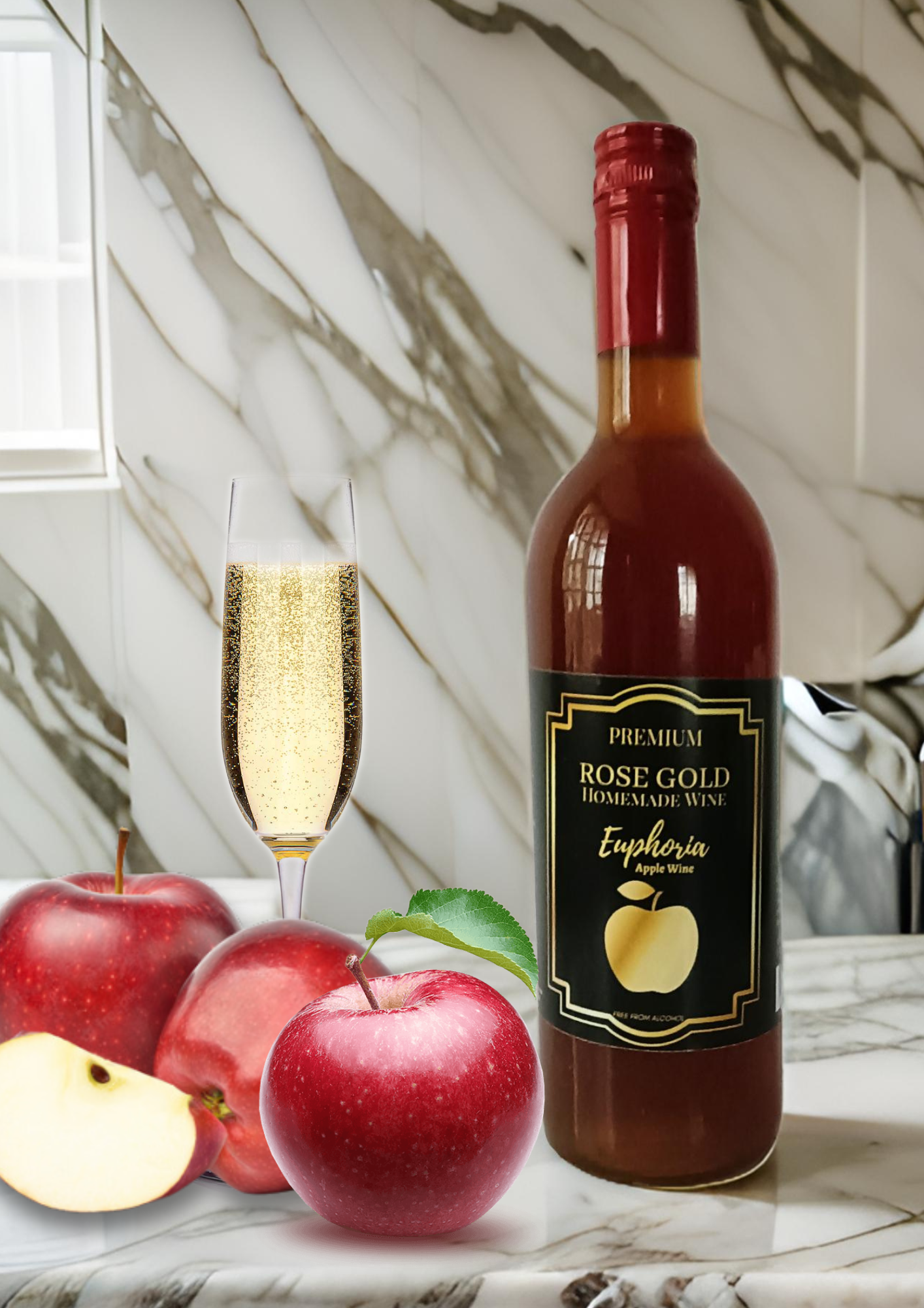 Rosegold - EUPHORIA - Apple Wine - 750ml