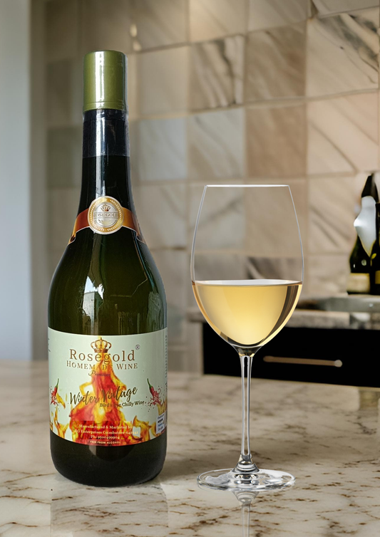 Rosegold WINTER VINTAGE - Bird's eye chilly (Gandhari mulagu/Capsicum frutescence) Wine - 1 L (1000ml)