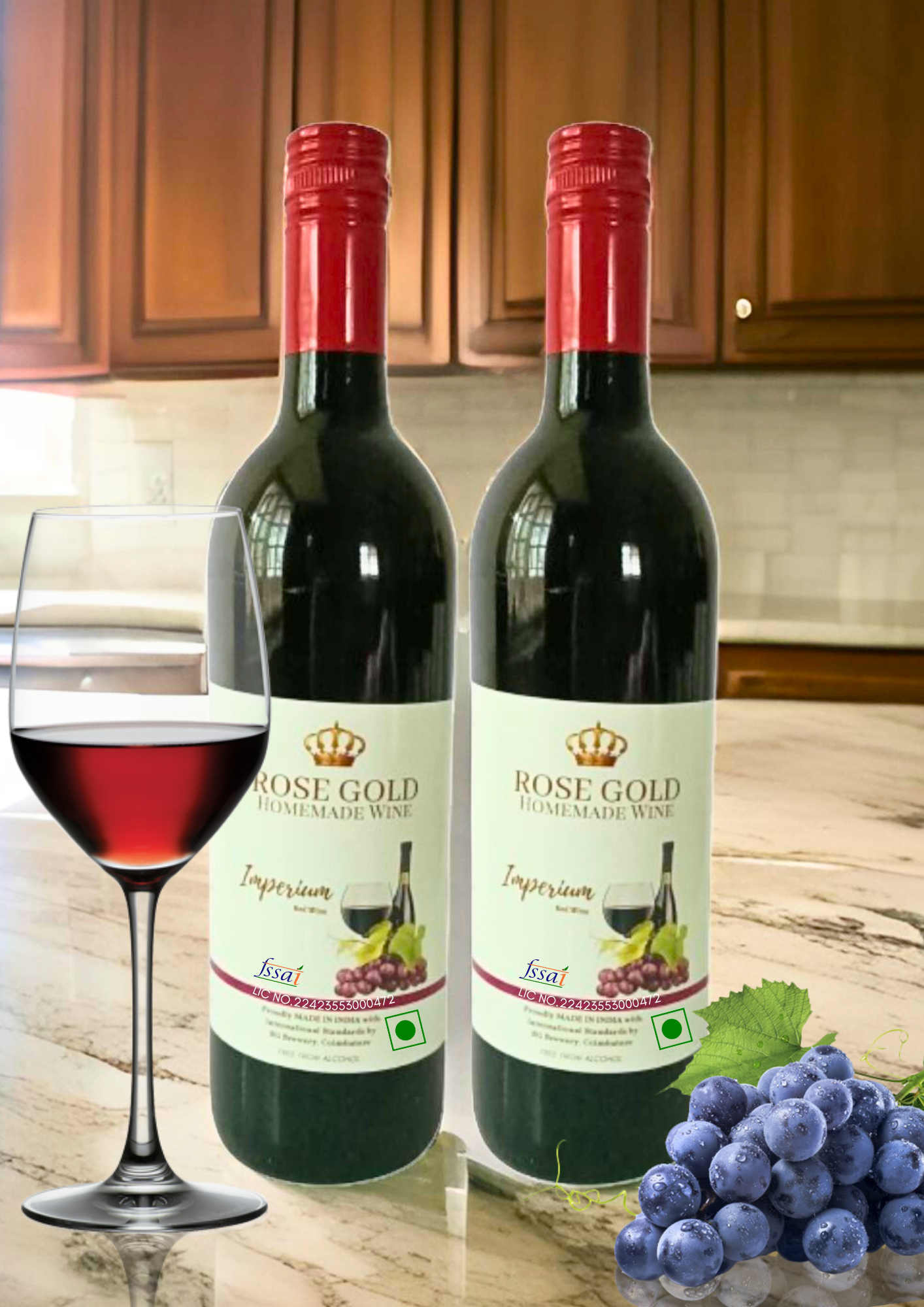 Rosegold - IMPERIUM - Red Wine Twin Pack - 750ml (Set Of 2)