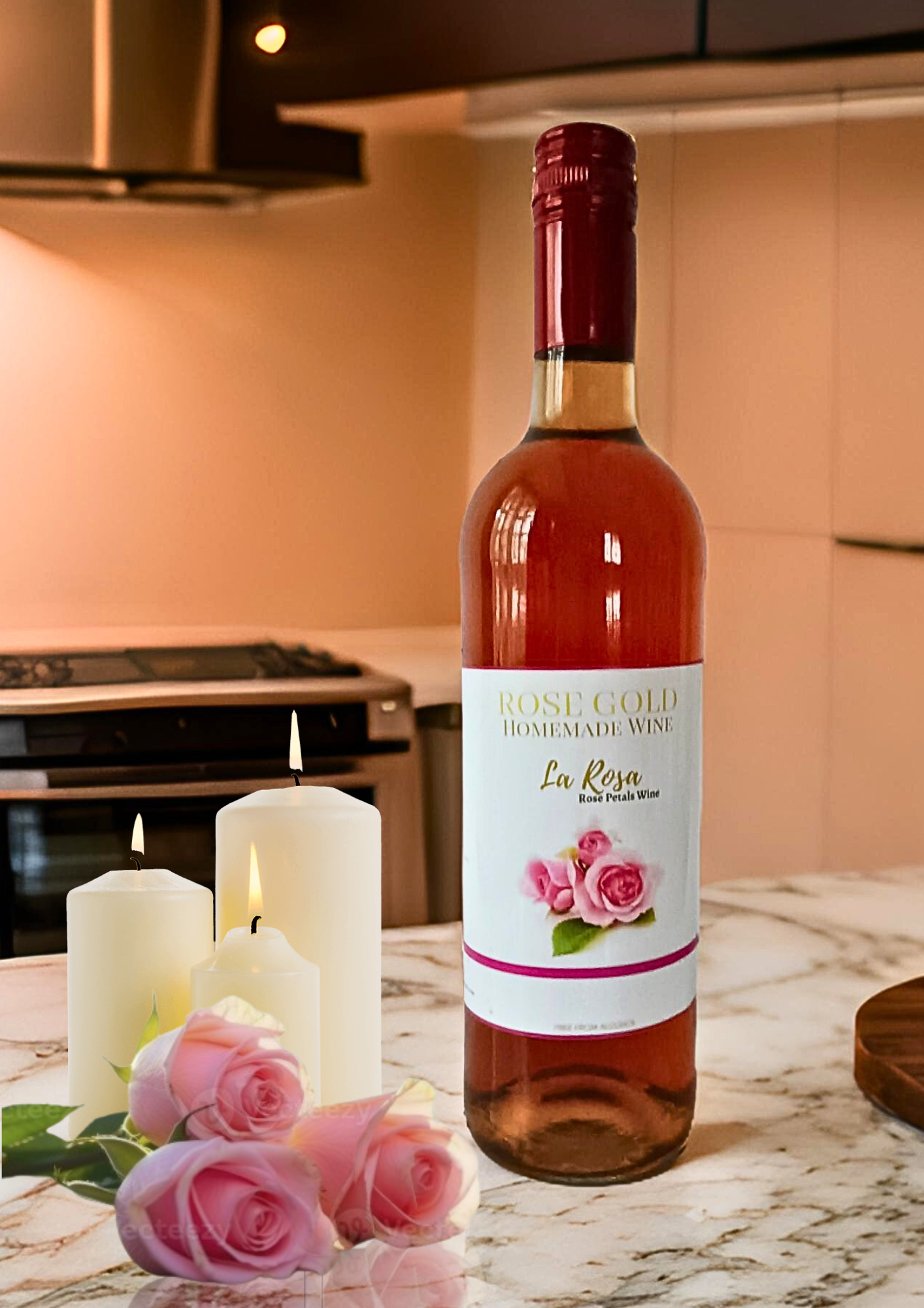 Rosegold - LA ROSA - Rose Petal's Wine - 750ml