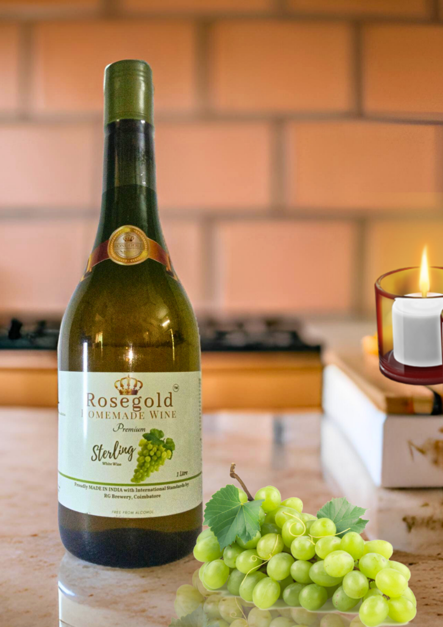 Rosegold STERLING - White Wine 1 L (1000ml)